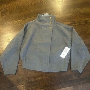 Women's Gray Cocoon Crop Jacket from Rhone